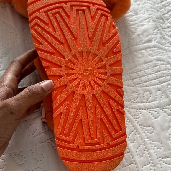 UGG Disco Wildflower Orange Knot Slide Slipper Shoes US 7 - Picture 6 of 9